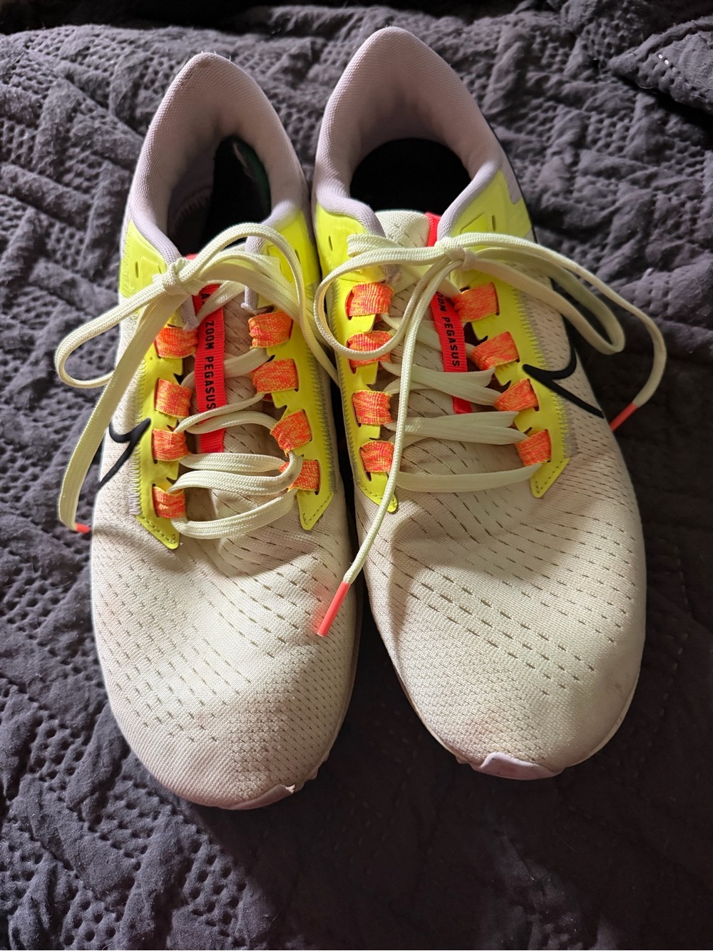 Nike  Men’s Athletic Shoes - Neon Yellow, Orange, White
